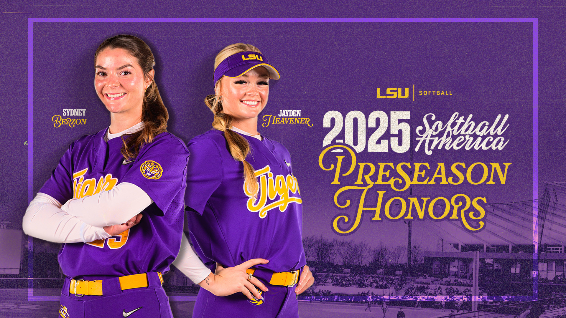 Berzon, Heavener Earn Softball America Preseason Honors - LSU - The ...