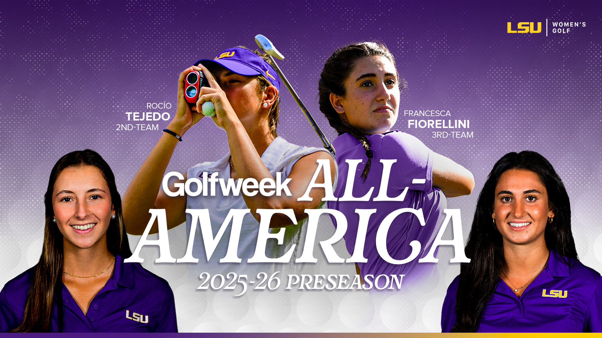 Lsu Earn Program Rocio Tejedo, Francesca Fiorellini of LSU Earn Preseason A-A Honors ...