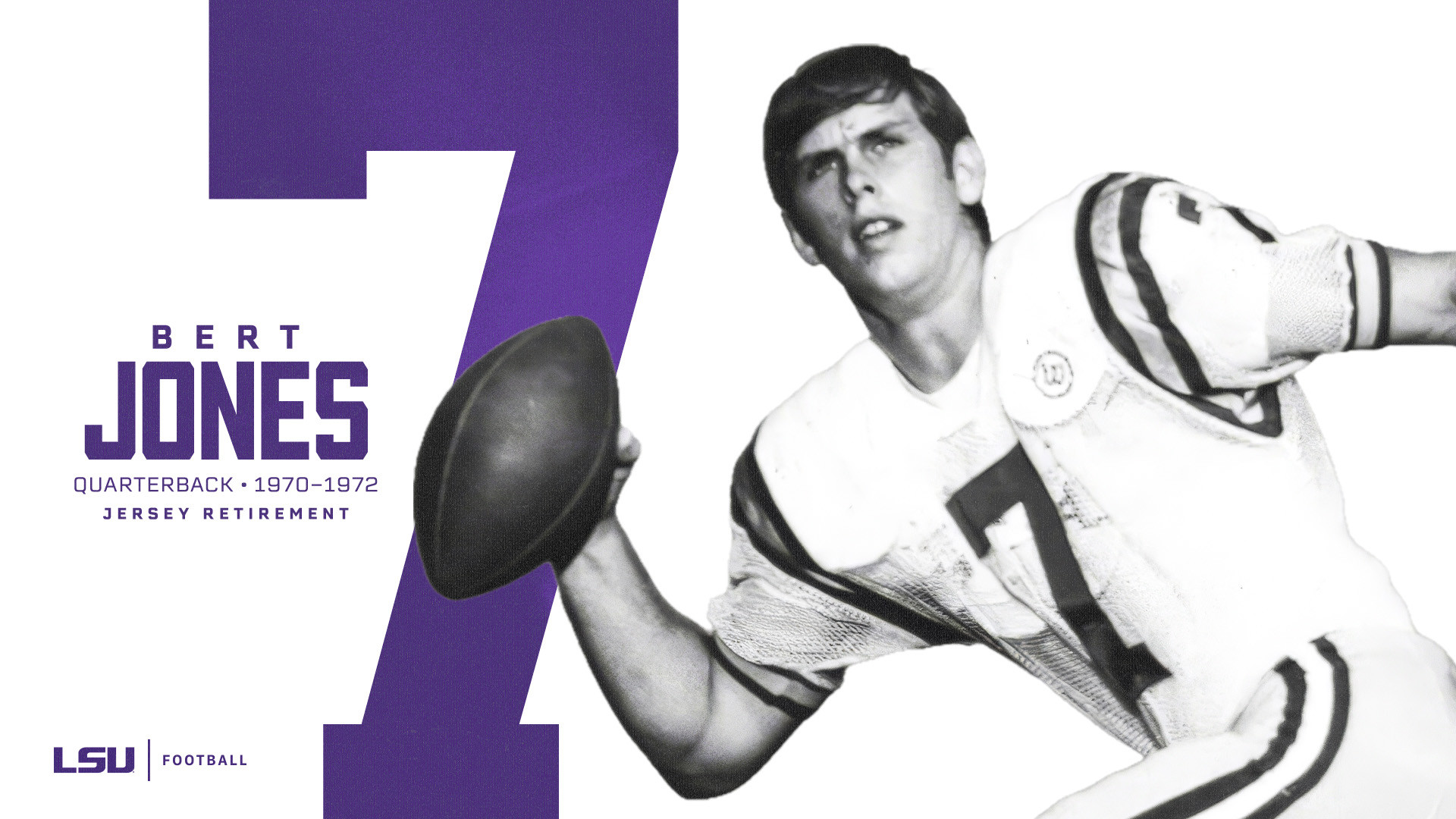 LSU Athletics to Retire All-America QB Bert Jones' Jersey
